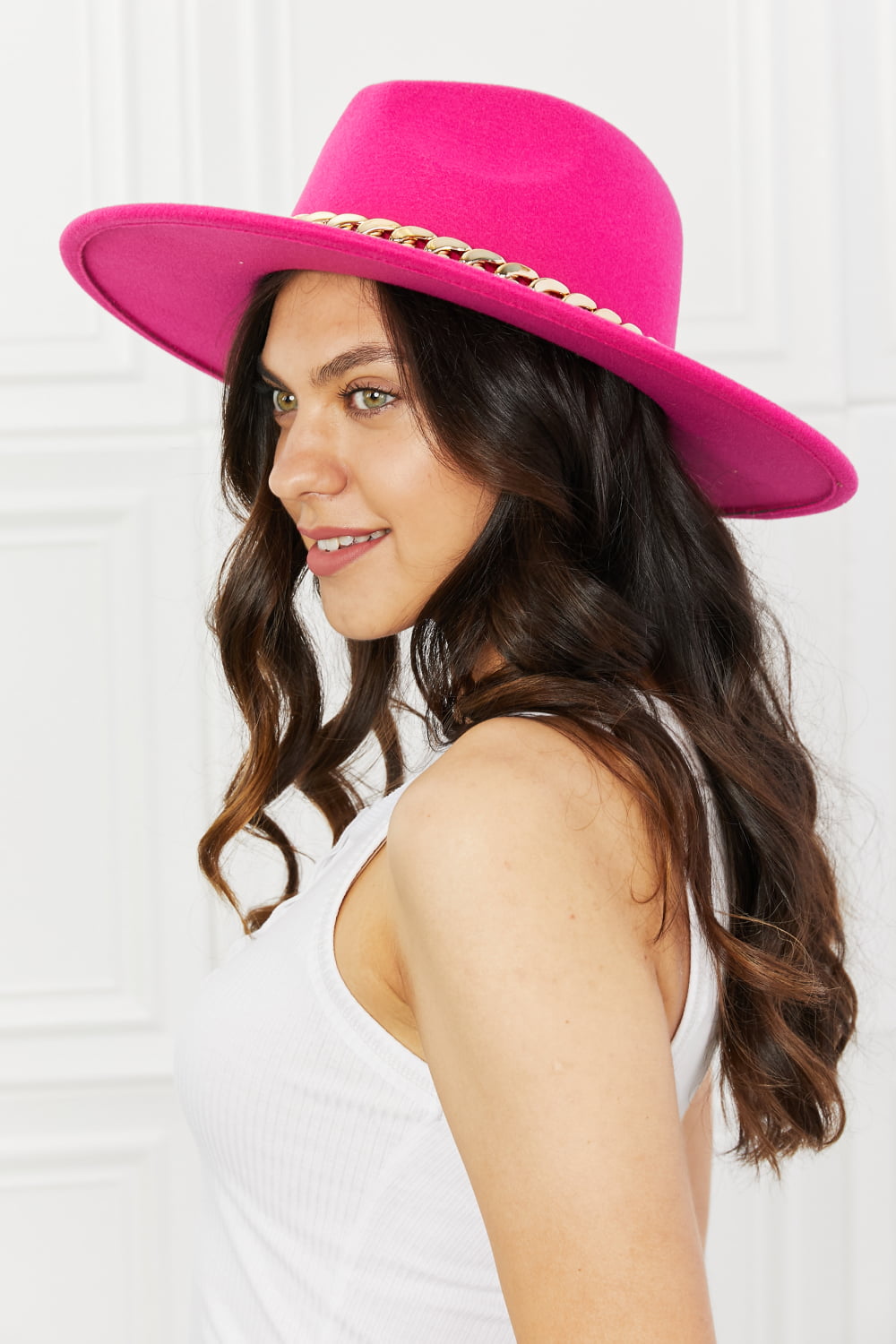 Fame Keep Your Promise Fedora Hat in Pink - Shop women apparel, Jewelry, bath & beauty products online - Arwen's Boutique