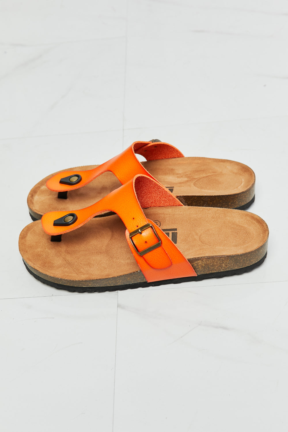 MMShoes Drift Away T-Strap Flip-Flop in Orange - Shop women apparel, Jewelry, bath & beauty products online - Arwen's Boutique