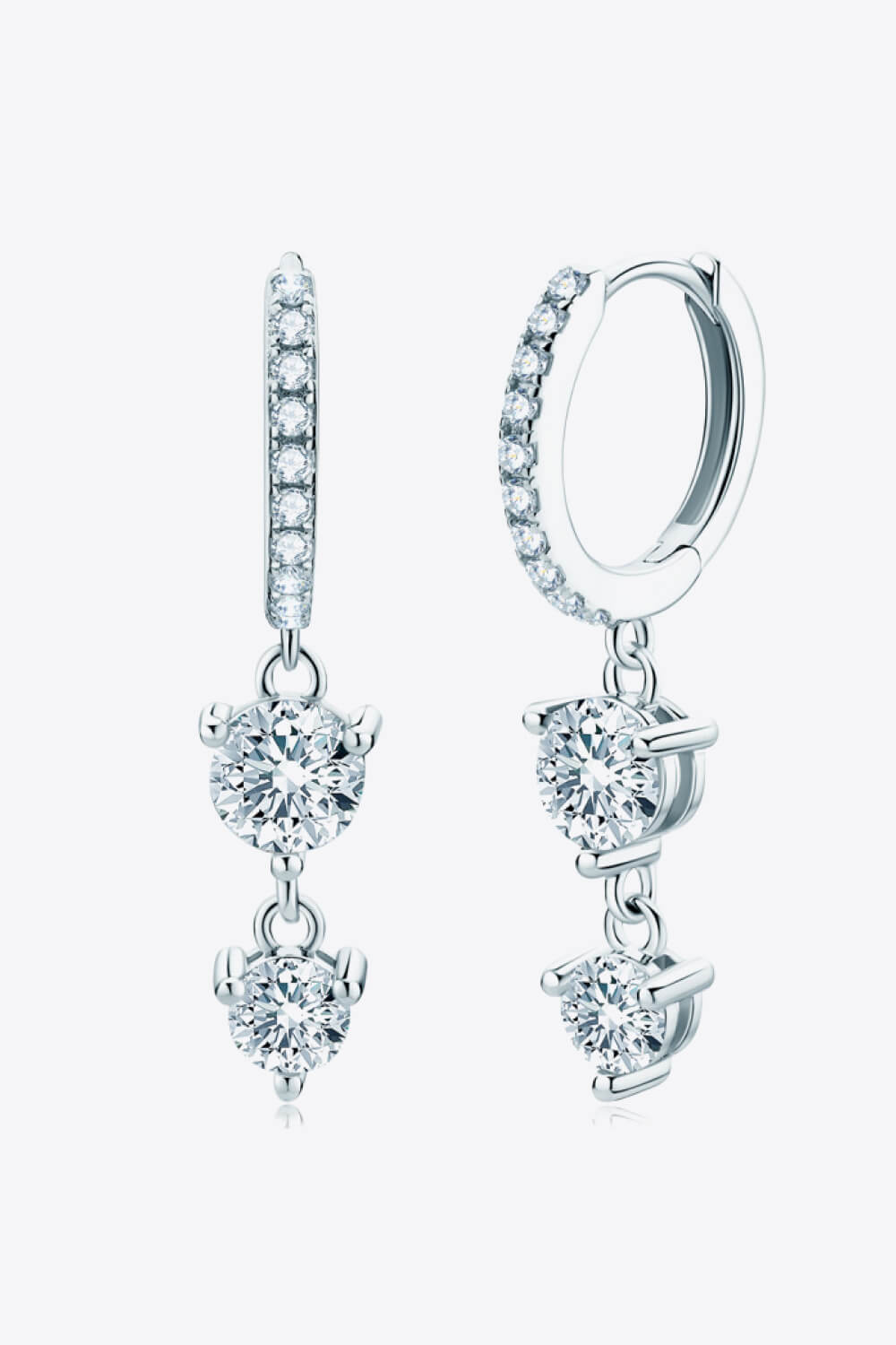 Be The One Moissanite Drop Earrings - Shop women apparel, Jewelry, bath & beauty products online - Arwen's Boutique