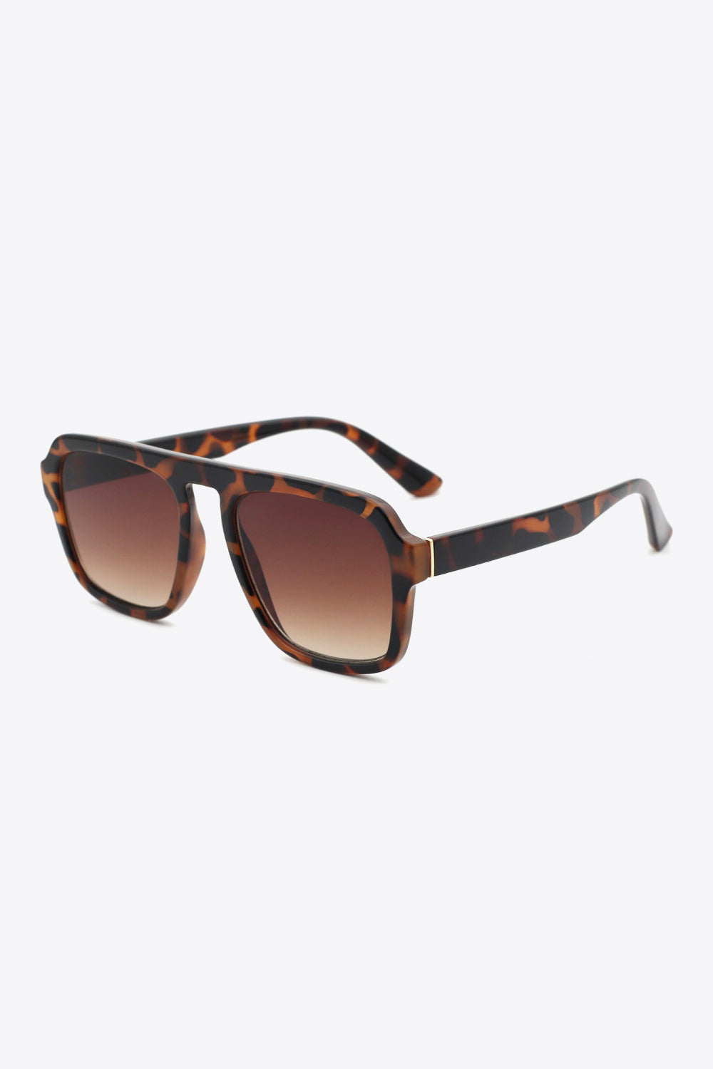 Tortoiseshell Square Polycarbonate Frame Sunglasses - Shop women apparel, Jewelry, bath & beauty products online - Arwen's Boutique