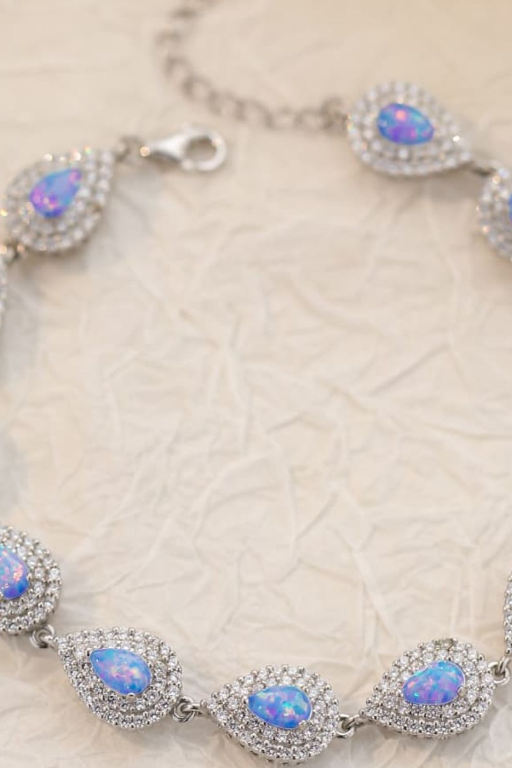 925 Sterling Silver Opal Bracelet - Shop women apparel, Jewelry, bath & beauty products online - Arwen's Boutique