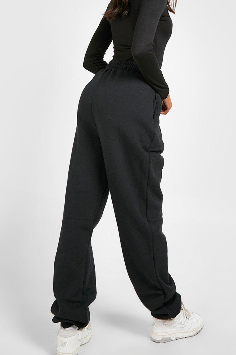 black sweatpants