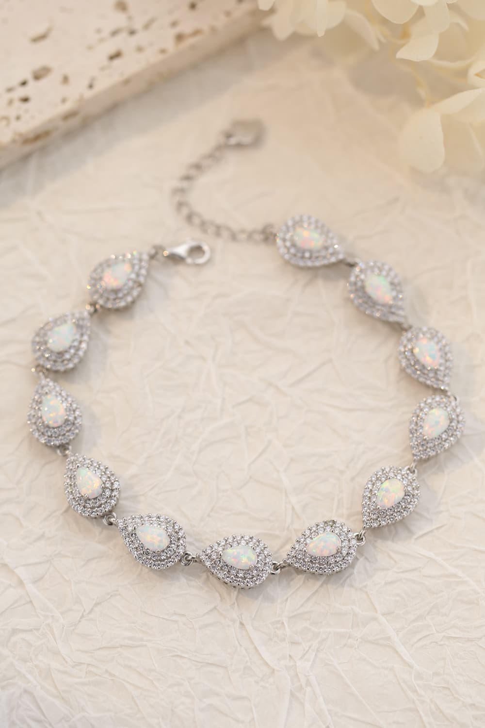 925 Sterling Silver Opal Bracelet - Shop women apparel, Jewelry, bath & beauty products online - Arwen's Boutique