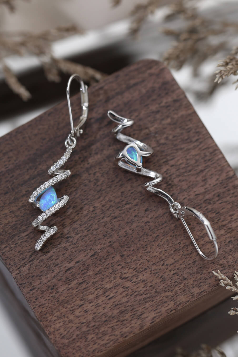 Twisted Opal Drop Earrings - Shop women apparel, Jewelry, bath & beauty products online - Arwen's Boutique