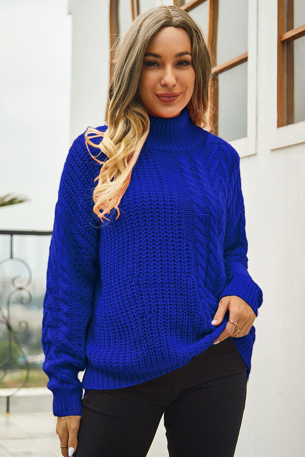 cable knit turtleneck sweaters 