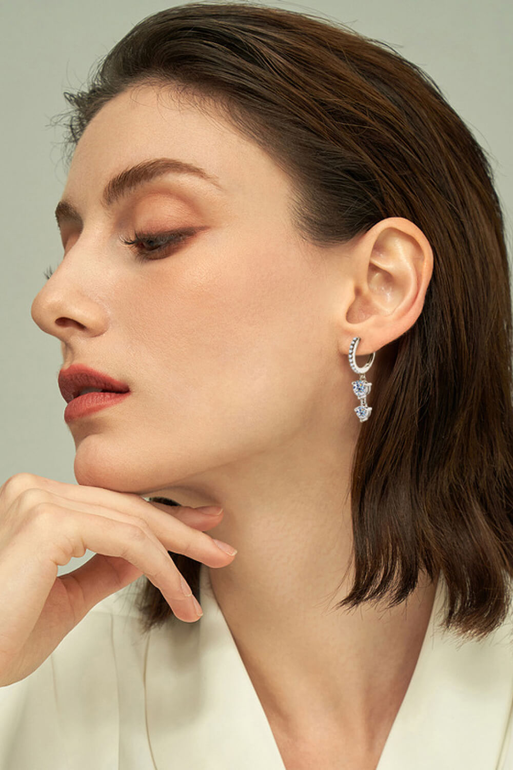 Be The One Moissanite Drop Earrings - Shop women apparel, Jewelry, bath & beauty products online - Arwen's Boutique