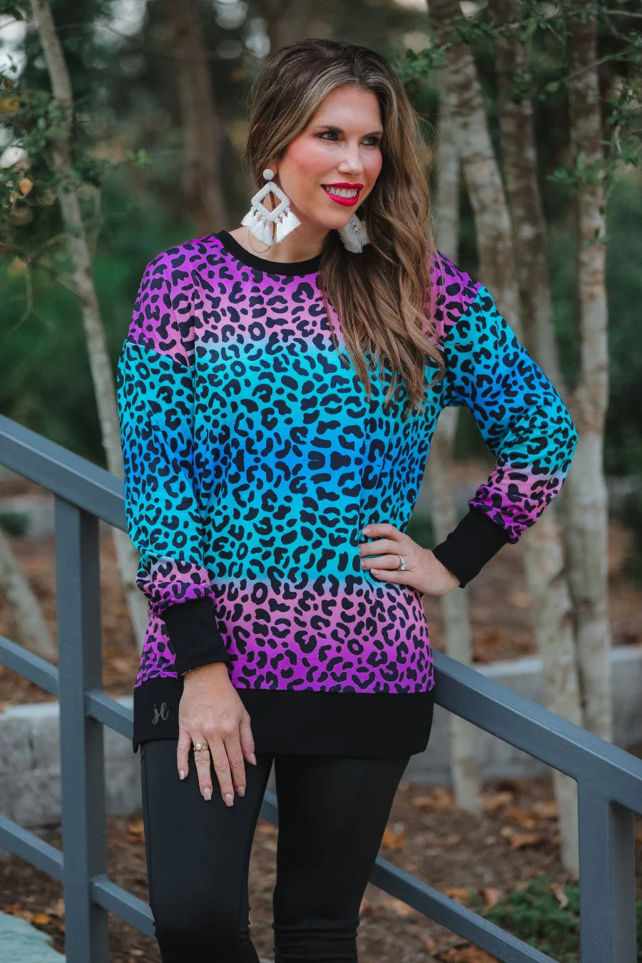 Dream In Color Leopard Everyday Tunic - Shop women apparel, Jewelry, bath & beauty products online - Arwen's Boutique