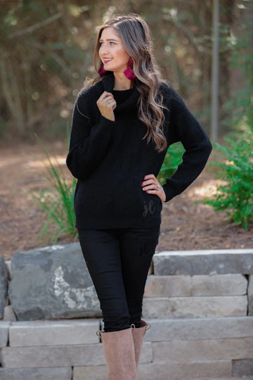 Mountain Lodge Cowl Neck Sweater - Shop women apparel, Jewelry, bath & beauty products online - Arwen's Boutique