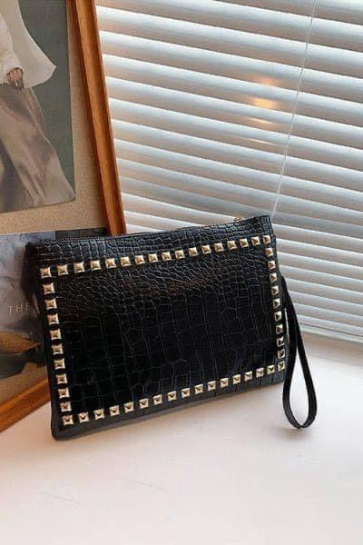 Black Croc Oversized Wristlets - Shop women apparel, Jewelry, bath & beauty products online - Arwen's Boutique