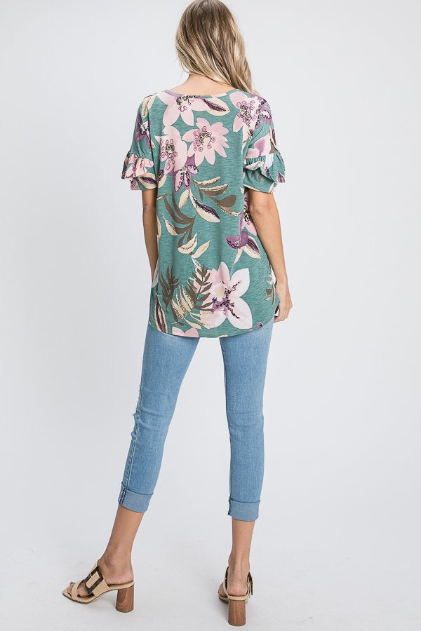 Floral Blouse - Shop women apparel, Jewelry, bath & beauty products online - Arwen's Boutique