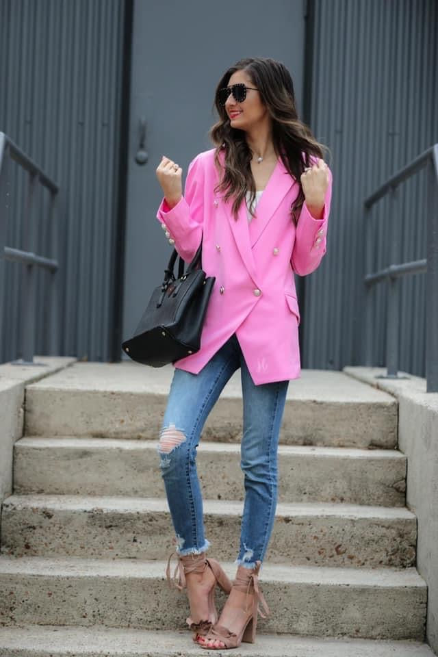 Class Act Pink Blazer - Shop women apparel, Jewelry, bath & beauty products online - Arwen's Boutique