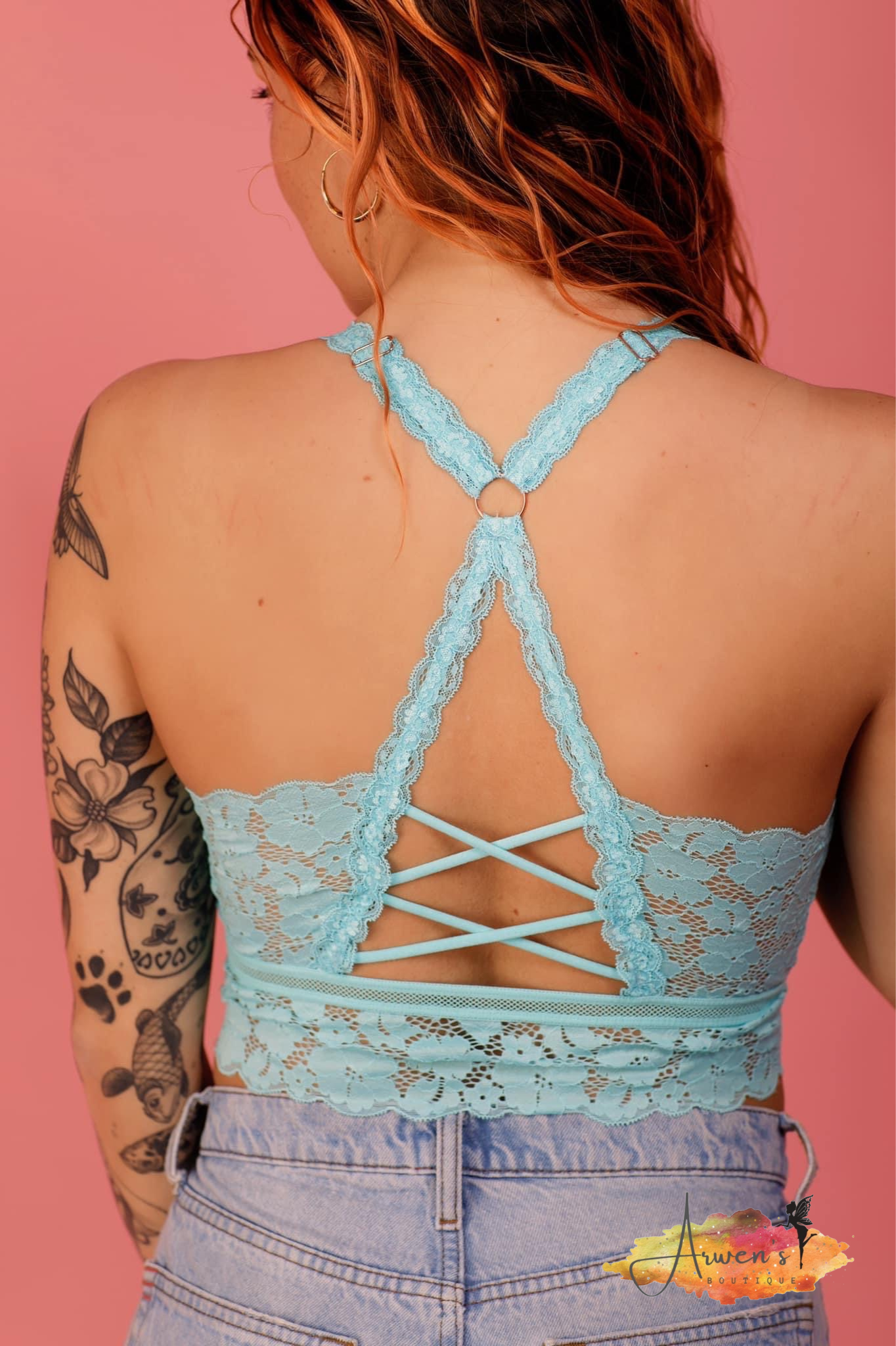 Juliette Lace Bralette Sky Blue - Shop women apparel, Jewelry, bath & beauty products online - Arwen's Boutique