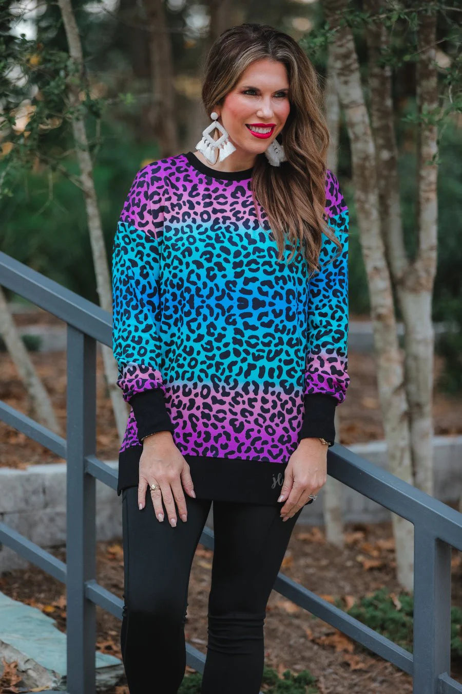 Dream In Color Leopard Everyday Tunic - Shop women apparel, Jewelry, bath & beauty products online - Arwen's Boutique