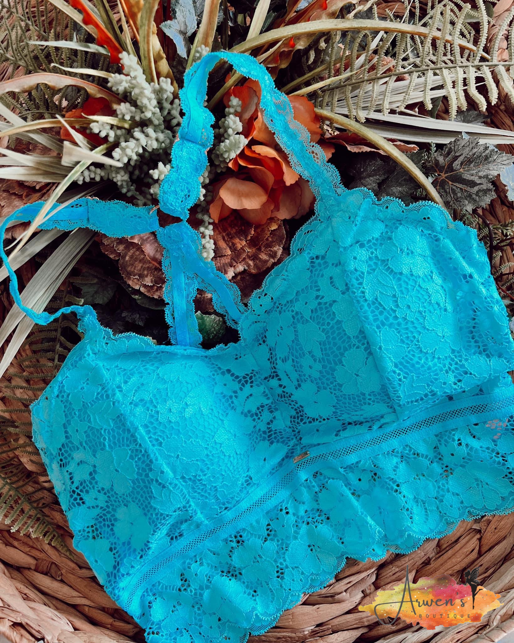 Juliette Lace Bralette Sky Blue - Shop women apparel, Jewelry, bath & beauty products online - Arwen's Boutique