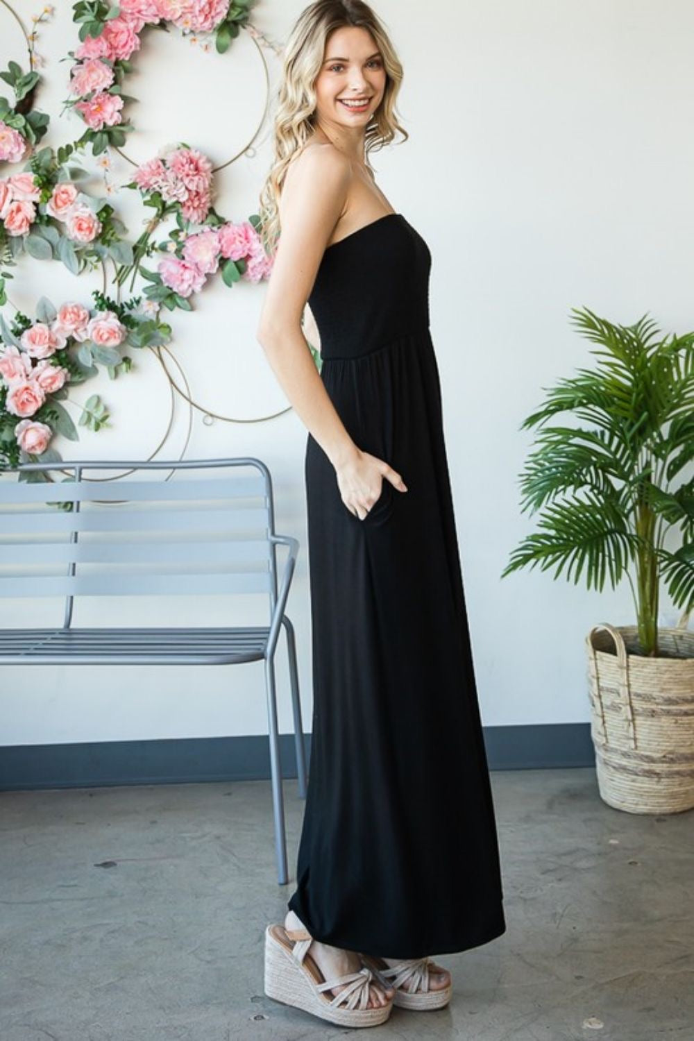 Heimish Full Size Strapless Maxi Dress - Shop women apparel, Jewelry, bath & beauty products online - Arwen's Boutique