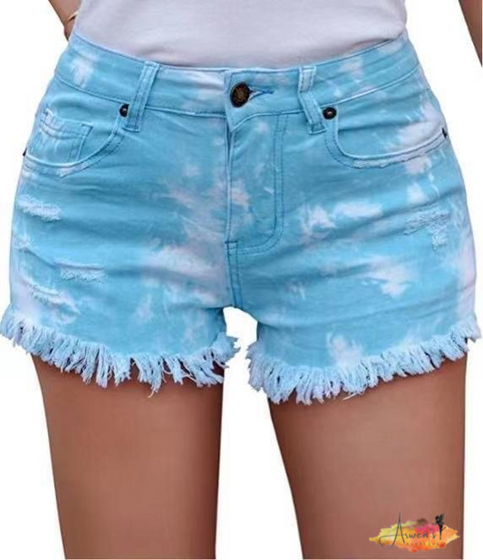 Tie Dye Shorts- Pink, Blue, Orange - Shop women apparel, Jewelry, bath & beauty products online - Arwen's Boutique