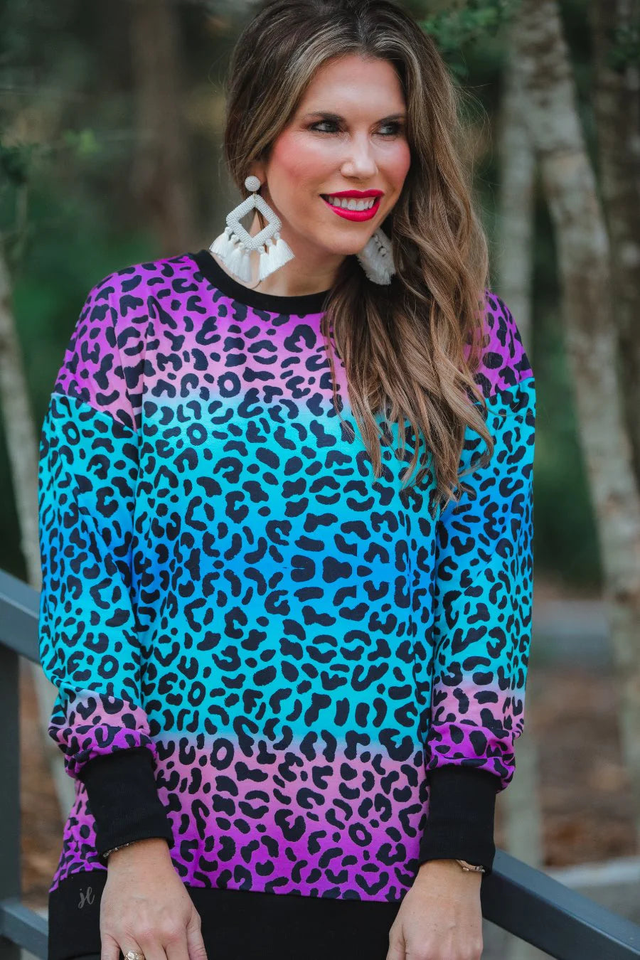 Dream In Color Leopard Everyday Tunic - Shop women apparel, Jewelry, bath & beauty products online - Arwen's Boutique