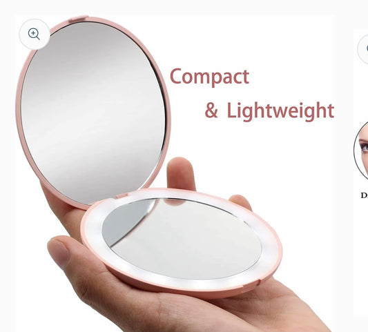 Compact LED Cosmetic Mirror - Shop women apparel, Jewelry, bath & beauty products online - Arwen's Boutique