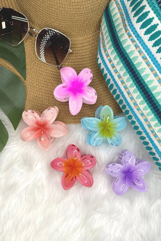 Anna Hawaiian Flower Clip- 5 Colors - Shop women apparel, Jewelry, bath & beauty products online - Arwen's Boutique