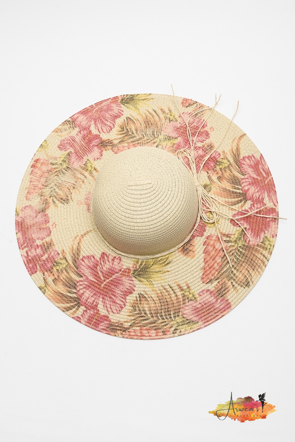 Justin Taylor Floral Bow Detail Sunhat - Shop women apparel, Jewelry, bath & beauty products online - Arwen's Boutique