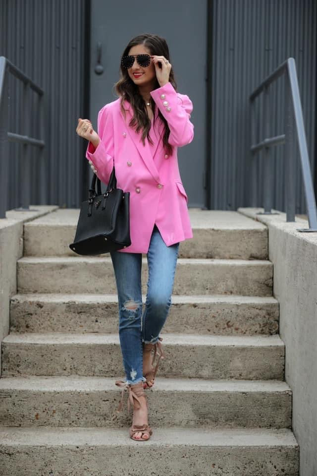 Class Act Pink Blazer - Shop women apparel, Jewelry, bath & beauty products online - Arwen's Boutique