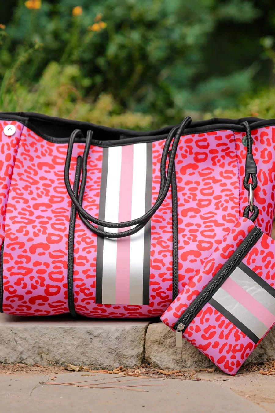 Feeling Sassy Neoprene Tote Bag - Shop women apparel, Jewelry, bath & beauty products online - Arwen's Boutique