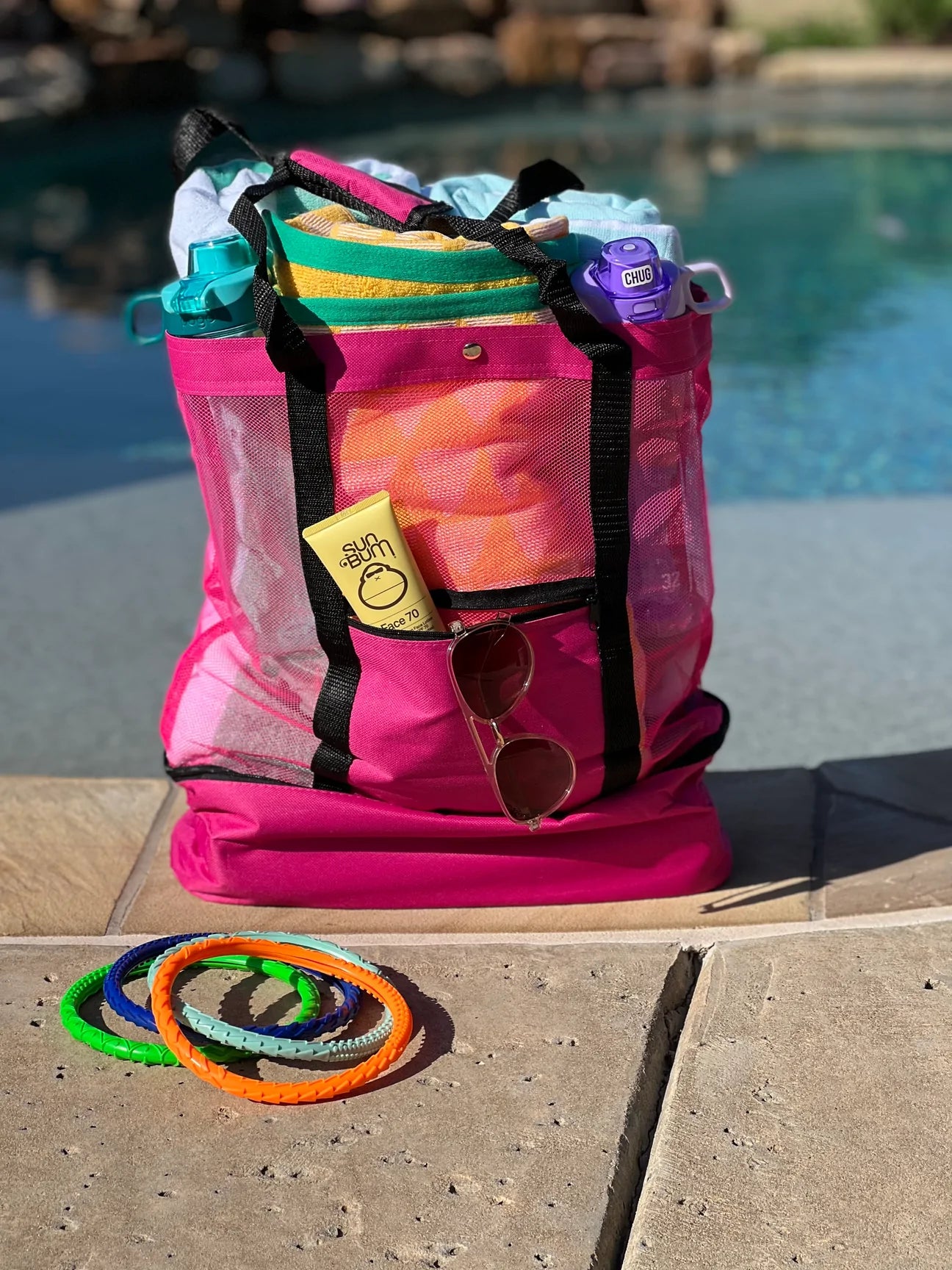 The Beach Bum Bag- 3 COLORS- Black, Teal, Pink - Shop women apparel, Jewelry, bath & beauty products online - Arwen's Boutique